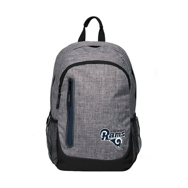 Forever Collectibles Mens LA Rams Mochila estándar gris