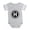 Heather Gray, variant on CafePress - Monogram Medallion H - Cute Infant Baby Football Bodysuit