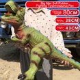 thumbnail image 3 of Modelo de tiburón dinosaurio grande de 84 cm, juguetes para niños, Tyrannosaurus Rex, marionetas suaves, animales, Velociraptor, Jurassic Worlds, regalo para niños, 3 of 5