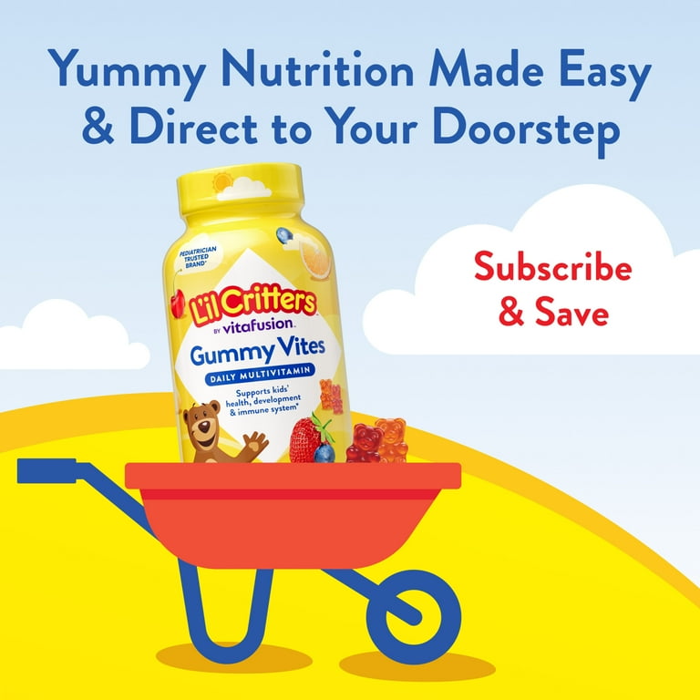 L'il Critters Daily Gummy Multivitamin for Kids, Immunity