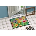 thumbnail image 4 of Carolines Treasures DAC1586MAT 18 x 27 in. Unisex Lilies in Watercolor Doormat, 4 of 5