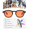 thumbnail image 4 of Gafas de sol Desiderio Premium, estilo clásico de forma cuadrada, 4 of 5