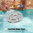 thumbnail image 4 of JFBUJC Inflatable Drink Holder PVC Floating Pool Tray Fruit Wine Mobile Phone Water Inflatable Ice Bed for Swimming Pool Party, 4 of 5