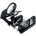 thumbnail image 4 of SHISUYAN 10 LED Light Helping Hand Soldering Stand Magnifying Glass Welding with Clips, 4 of 6