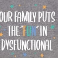thumbnail image 3 of Instant Message - Celebrate Family - Our Family Puts the "Fun" in Dysfunctional - Toddler & Youth Girls Fleece Dress, 3 of 6
