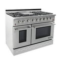 thumbnail image 3 of NXR 48" Stainless Steel Pro-Style Dual Fuel Range with 7.2 cu.ft. Convection Oven SCD4811, 3 of 7