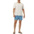 thumbnail image 2 of Unique Bargains Men's Summer Beach Shorts Mesh Lining Drawstring Waist Swim Shorts 32 Light Blue, 2 of 6