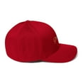 thumbnail image 3 of Closed-Back Structured Cap | Flexfit 6277 (Red, L/XL), 3 of 4