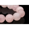 Round - Shaped Rose Quartz Crystal Beads Semi Precious Gemstones Size: 16x16mm Crystal Energy Stone Healing Power for Jewelry Making