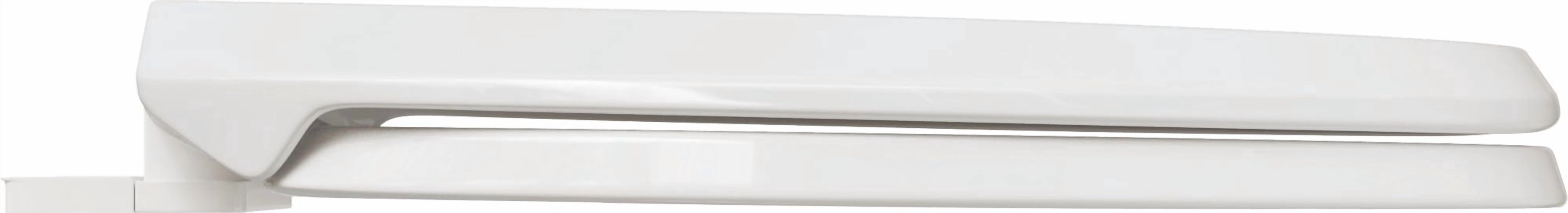 Round Closed Front Toilet Seat with Cover in White