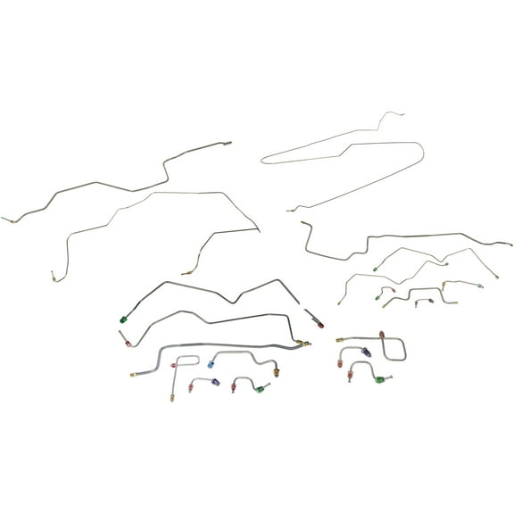 Dorman 919-033 Stainless Steel Preformed Brake Line for Specific Dodge Models (OE FIX)