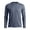 Blue, variant on CUSTG Men Tshirts Long Sleeve Workout Shirt Wicking Athletic Tops For Gym Running Training And Outdoor Activities O-Neck Stylish Solid Color Summer T-Shirts