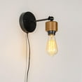 thumbnail image 3 of KAYYELAMP Wall Sconce 5.9feet UL Plug-in Cord E26 Base Retro Minimalist Style Wall Light Fixture for Cabinet Kitchen Hotel Bulb Sold Separately, 3 of 7