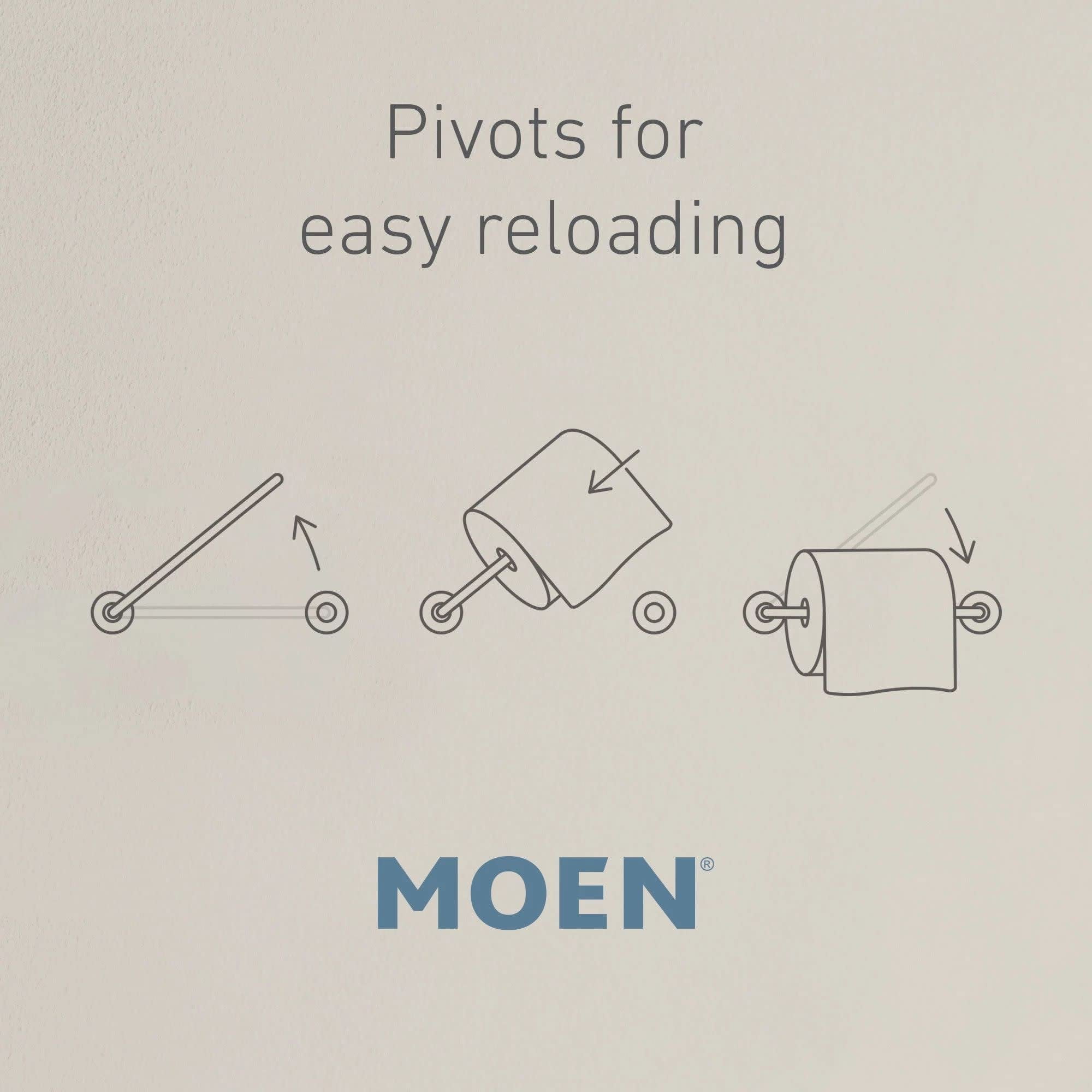 Moen Wynford Oil Rubbed Bronze Pivoting Paper Holder