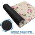 thumbnail image 6 of Long Mouse Pads for Desk,Pioneer Flower Floral Print Pattern Desk Mats on Top Of Desks, Desk Mouse Pad Extra Large with 3mm Non-Slip Base and Stitched Edge for Gaming,Office,Work,Home 31.5"x11.8", 6 of 6