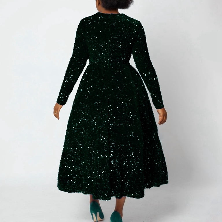 long sleeve silk dress maxi Light Blue Satin Hfyihgf Women's Sequin Dress brshopall this dress ensures you Finish:Light Honey