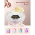 thumbnail image 3 of FOHERE Cotton Candy Machine, Cotton Candy Maker for Kids with Candy Spoon and 10 Candy Sticks, Pink, 3 of 9