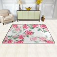 thumbnail image 3 of Coolnut Small Pink Roses Area Rug Pad - 31 x 20 inch - 100% Light Weight Polyester Fabric for Living - Bedroom, 3 of 6