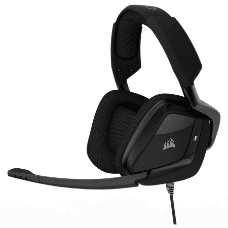 CORSAIR VOID PRO SURROUND Gaming Headset - Dolby 7.1 Surround Sound Headphones for PC - Works with Xbox One, PS4, Nintendo Switch, iOS and Android - (Best 7.1 Gaming Headset Pc)