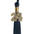 thumbnail image 5 of Endea Graduation Navy Blue Graduation Tassel with Gold Date Drop, 5 of 11