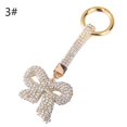 thumbnail image 3 of Rhinestone Bling lindo llavero Fob teléfono móvil bolso monedero encanto Bowknot 3 # Hugo llavero, 3 of 9