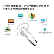 New Bee 2PC Bluetooth Headphones V5.0 Wireless (24H Talk Time/180D Standby) w/Mic, Dual Device Connectivity for iPhone/Android/Samsung/Laptop, Business Trucker Headsets,White