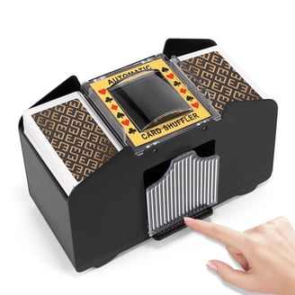 yugioh deck shuffler Amazon.com: Brybelly 2 Deck Automatic Deck Shuffler - Deluxe Electric  Wooden Playing Card Machine - Classic Casino Dealer Equipment & Tabletop  Gaming Accessories