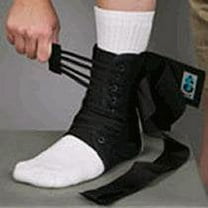 Aso Ankle Stabilizer Orthosis Speed Lacer, Black, Small 223612