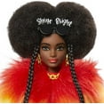 thumbnail image 2 of Barbie Extra Doll in Furry Rainbow Coat with Pet Poodle, 2 of 6