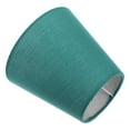 thumbnail image 4 of Pantalla de tela para lámpara de tambor pequeña, pantalla cilíndrica, pantalla de tela para lámpara de noche, pantalla para lámpara de mesa para el hogar, exterior, techo, verde, 4 of 5