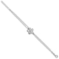 thumbnail image 2 of SS RH-plat Radiant Essence Pol/Scratch CZ w/1in ext. Bracelet, 2 of 5