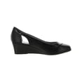 thumbnail image 2 of LifeStride Womens Grandeur Faux Leather Patent Trim Slip-On Sneakers, 2 of 3