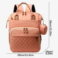 thumbnail image 3 of TopLLC Diaper Bag Backpack, Large Capacity Baby Nappy Bag with Stroller Buckle & Small Bag, Water Resistant Multi-Pocket Mommy Bag with USB Charging Port Muti-Function Travel Backpack for Mom & Dad, 3 of 7
