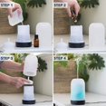 thumbnail image 4 of Airome Sparkling Sands Medium Essential Oil Diffuser|100 mL Humidifying Ultrasonic Aromatherapy Diffuser 8 Colorful LED Lights, Intermittent & Continual Mist, Auto Shut-Off, 4 of 4