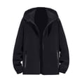thumbnail image 1 of Wyzesi Cardigans Rouges pour Hommes Courts Chandail Décontracté pour Homme Couleur Unie Grande Taille Chandail à Capuchon Fermeture Éclair Réfléchissante Manteau de Sport d'Extérieur Cardigans pour Hommes, 1 of 4