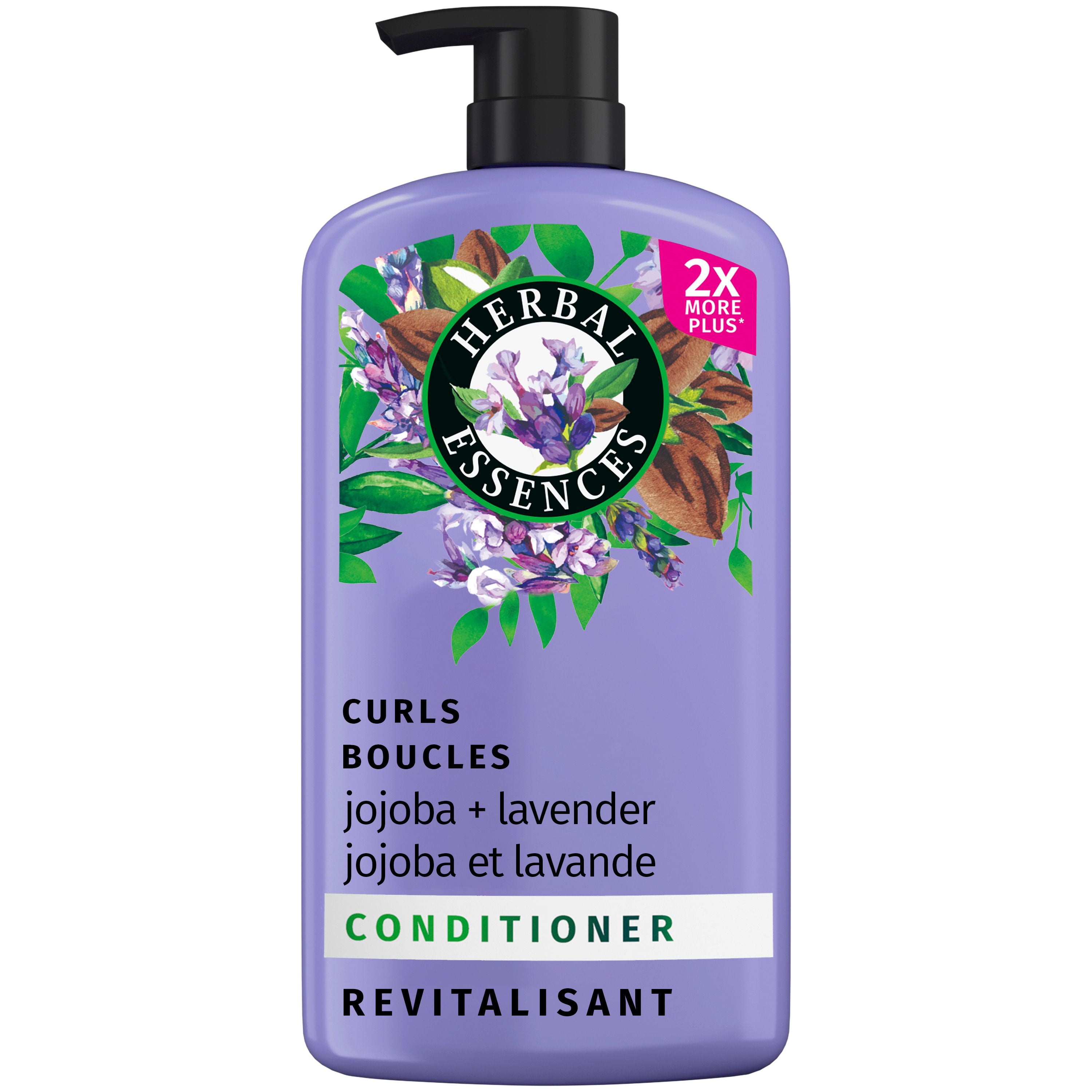 HERBAL ESSENCES – REVITALISANT POUR CHEVEUX BOUCLÉS JOJOBA ET LAVANDE – 1L