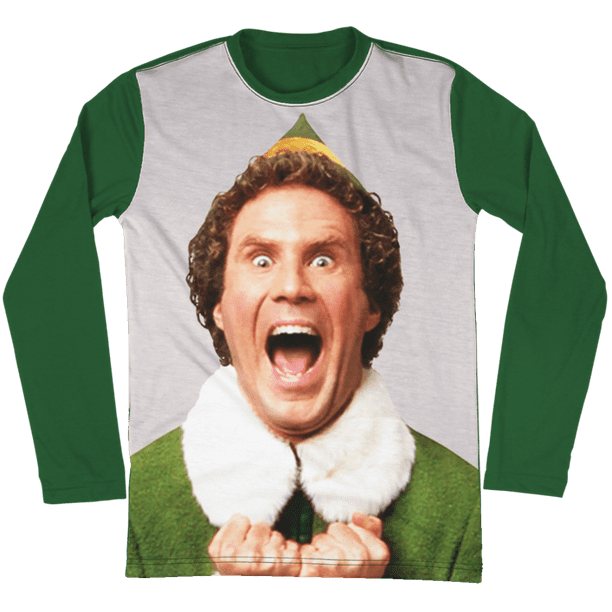 Buddy The Elf Ugly Christmas Style Long Sleeve