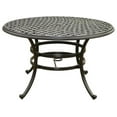thumbnail image 2 of Round 4 - Person 49" Long Aluminum Dining Set with Cushions, 2 of 4