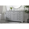 thumbnail image 2 of 60 inch single bathroom vanity in grey, 2 of 8