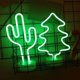 thumbnail image 1 of Lámpara de letrero de neón de Cactus con Base de soporte, letreros de marquesina decorativa, decoración de pared operada por luz para sala de estar, dormitorio, 1 of 2