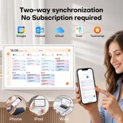 TECLAST 15.6 Digital Calendar, Touchscreen Smart Digital Wall Calendar, All-in-One Family Organizer with Chore Chart, Meal Planner, Calendar Sync, Photo Frame