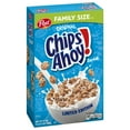 thumbnail image 4 of Post Chips Ahoy Crispy Cold Breakfast Cereal, Instant, Family Size, 17 oz Box, 4 of 5