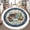Color 2, variant on Washable Non Slip 6ft Round Rug, Back to School Emblem School Supplies Globe Books Stationery Circle Area Rugs with Tassels Carpet for Nursery Bedroom Living Room Playroom Classroom