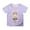 Purple, variant on Little Kid Easter Themed Printed Casual Tee for Girls Short Sleeve Comfortable Top Black 3-4 Years