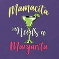 thumbnail image 5 of Wild Bobby, Mamacita Needs a Margarita Mother's Day Tri-Blend Racerback Tank Top, Purple Rush, Large, 5 of 6