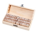 thumbnail image 2 of Basic Notebook Set 42 Of English Retro Wooden With Letters And Numbers, 2 of 8