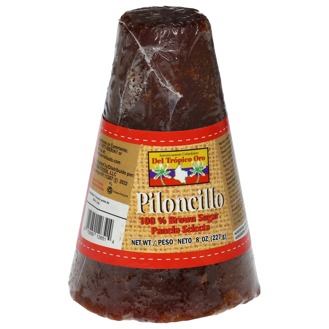 Iberia Del Tropico Oro 100% Piloncillo Brown Sugar 8 oz