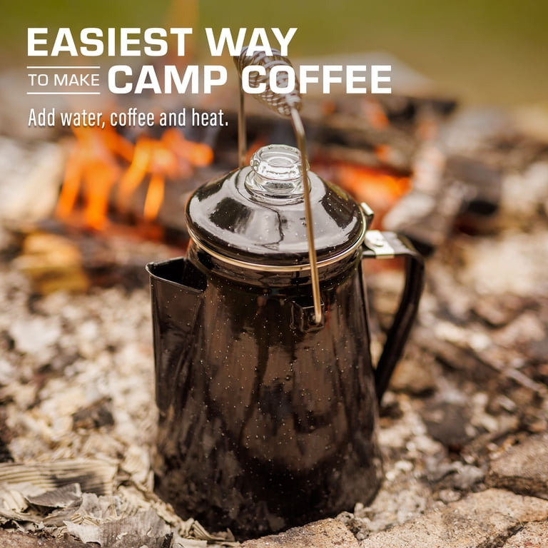 COLETTI Classic Percolator Coffee Pot  Coffee Percolator, Camping Kettle  The Original Camping Coffee Pot, Now Modernized  For Campsite