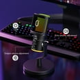 thumbnail image 3 of JYX Microphone, USB Dynamic Gaming Microphone for PC PS4/5, Podcast, Streaming, Music Recording Mic with Shock Stand, RGB, Anti Spray Net, Mute, Noise Cancellation, Reverb, 3.5mm Headphone Jack, 3 of 12