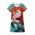 thumbnail image 1 of Disney sirena Ariel princesa camiseta vestido elegancia Kawaii océano pequeña sirena princesa dibujos animados hija del mar Dresses11T-12T Gao Jinjia LED, 1 of 2